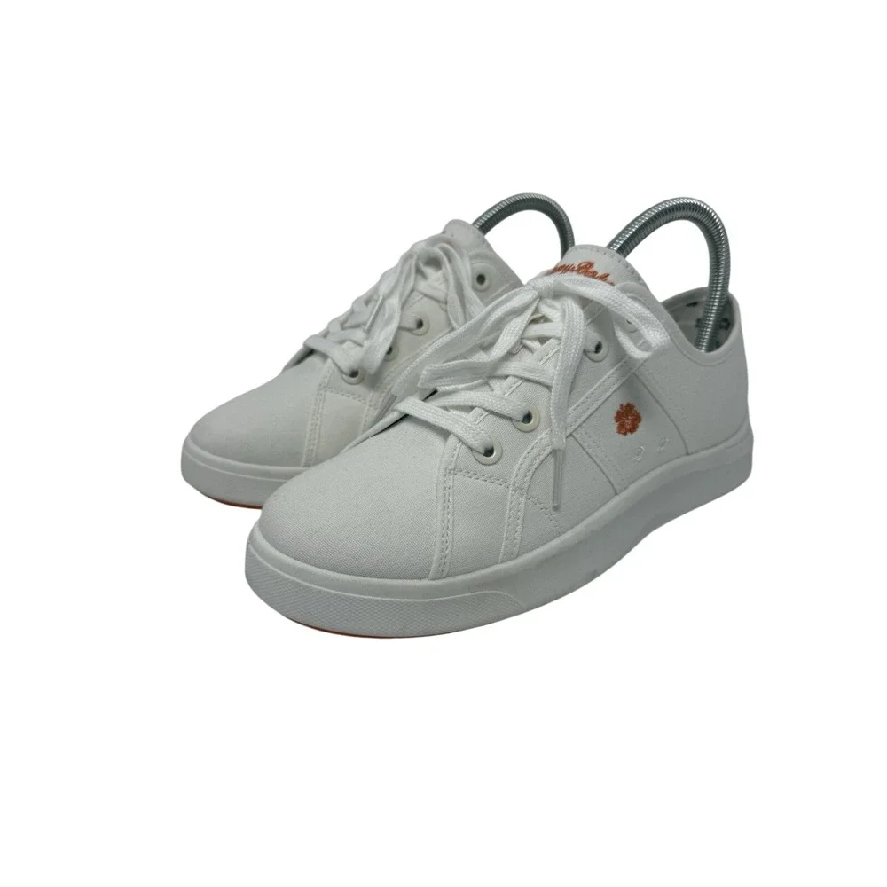 Women's Tommy Bahama Memory Foam Lorena Canvas Lace Up Shoes White New‎